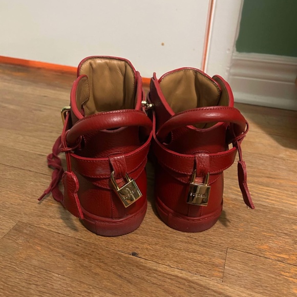Buscemi shoes red size 10 - Picture 2 of 2